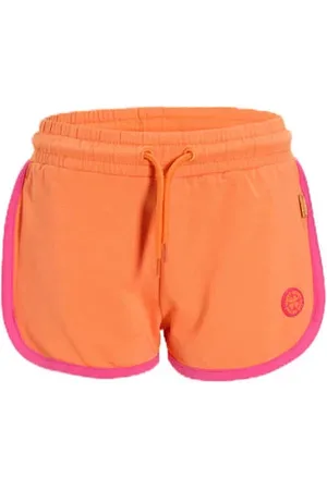 Orange stars Sweatshort Korte broek Meisjes Katoen Effen