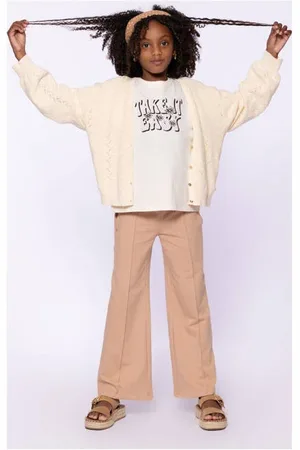 No Way Monday Casual broek Meisjes Stretchkatoen Effen