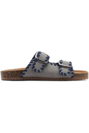 MANGO Slippers Jongens Imitatieleer Meerkleurig