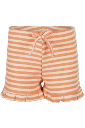 Koko Casual short oranje Korte broek Meisjes Katoen Streep