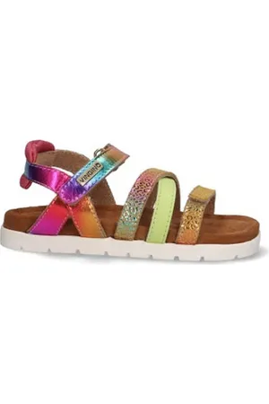 Vingino Leren sandalen Meisjes Leer Meerkleurig