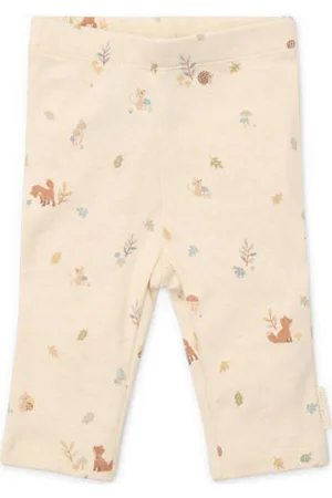 Little Dutch Straight babybroek Forest Nature Beige Jongens Katoen
