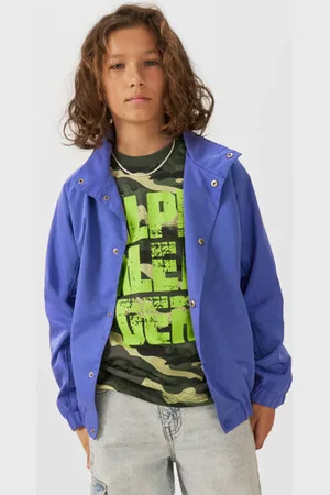 CoolCat Jas Rico met borduursel Jongens Polyester Opstaande kraag