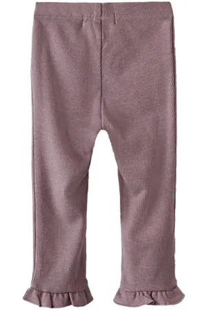 Lil Atelier BABY slim legging Broek Paars Meisjes Lyocell Gemêleerd