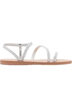 MANGO Sandalen Meisjes Imitatieleer Effen