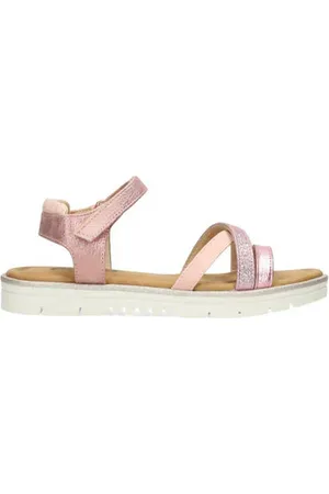 Posh By Poelman Sandalen roze glitter Meisjes Imitatieleer Meerkleurig