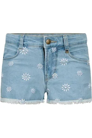 Retour Regular denim short light blue denim Korte broek Blauw Meisjes Stretchkatoen