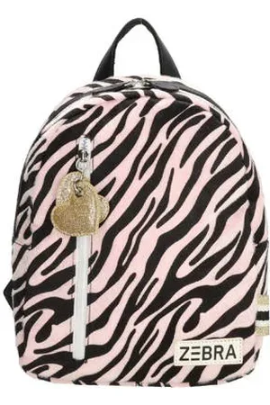 Zebra Trends Rugzk Zebra roze Rugzak Multi Meisjes PVC Zebraprint