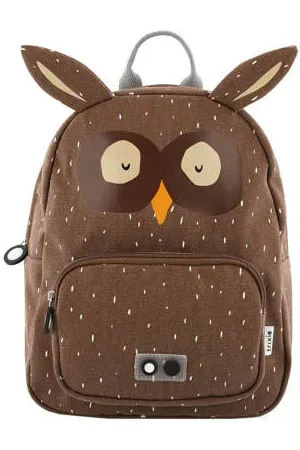 Trixie Rugzak Mr. Owl Jongens/Meisjes Katoen Dierenprint
