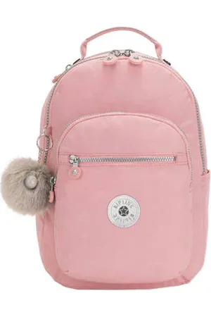 Kipling Seoul S bridal Rugzak Roze Nylon Effen