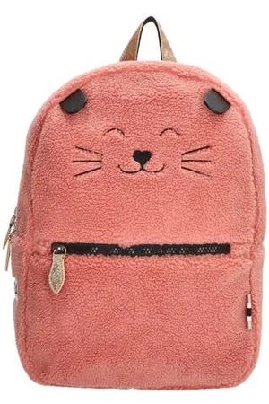 Zebra Trends Rugzak Teddy Cat Meisjes Imitatieleer Effen