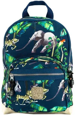 Pick & Pack Rugzak Happy Jungle S Jongens/Meisjes Polyester