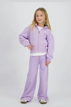 Vingino Relaxed casual broek Paars Meisjes Katoen Effen