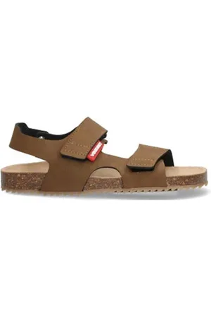 Vingino Leren sandalen Jongens Leer Effen