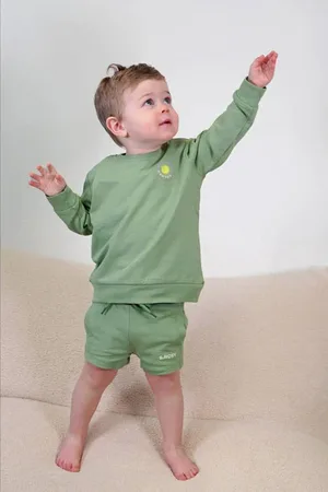 B.Nosy Sweater + sweatshort Shirt + broek Printopdruk