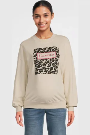 ONLY Zwangerschaps sweater Trui Effen