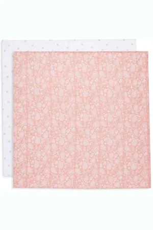 Jollein Hydrofiele Doek Small 70x70cm oudroze/ivoor (4 pack) Hydrofiele luiers