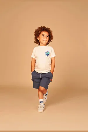 Stains&Stories Sweatshort Korte broek Jongens Katoen Effen