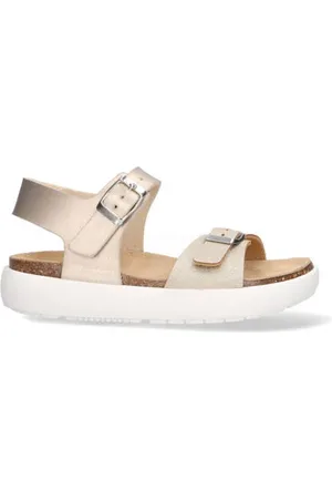 Vingino Leren sandalen Wit Meisjes Leer Effen