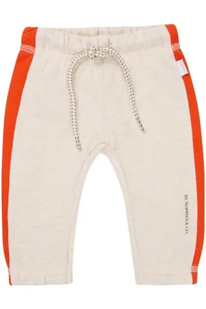 Noppies Baby relaxed casual broek beige Jongens Katoen Meerkleurig