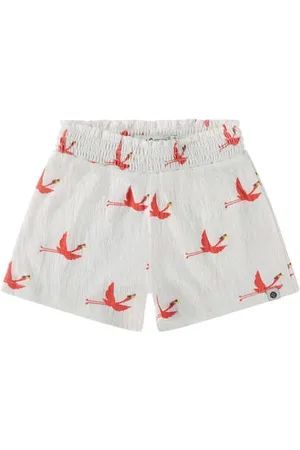 Stains&Stories Casual short wit Korte broek Meisjes Katoen All over print