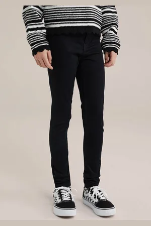 WE Fashion Blue Ridge super skinny jegging zwart Jeans Meisjes Stretchdenim