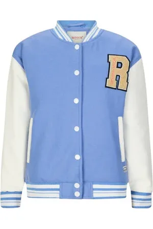 Retour Baseball jacket zomer blauw Jas Meisjes Polyester Ronde hals