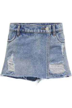 ONLY KIDS GIRL skort Rok Blauw Effen