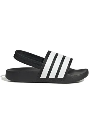 adidas Sportswear Adilette Estrap badslippers met hielbandje Jongens/Meisjes Rubber