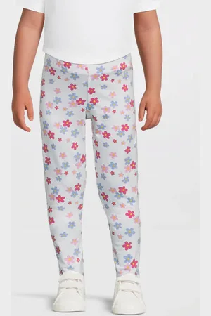 NAME IT MINI skinny legging Wit Meisjes Stretchkatoen All over print
