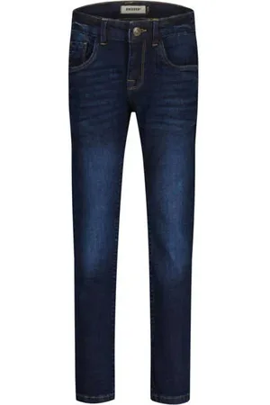 Raizzed Slim fit jeans dark blue denim Blauw Jongens Stretchdenim Effen
