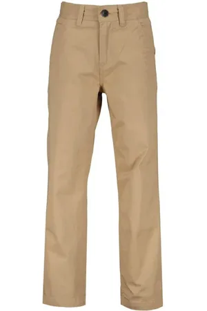 Vingino Relaxed chino bruin Broek Jongens Stretchkatoen Effen