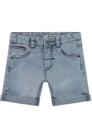 Stains&Stories Denim regular short Korte broek Blauw