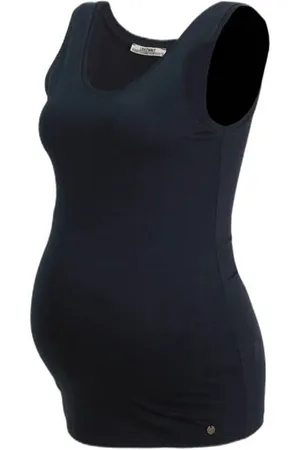 Love2wait Zwangerschapstop Dames Tencel Ronde hals Effen