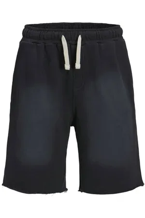 JACK & JONES JUNIOR relaxed casual short zwart Korte broek Grijs Jongens Sweat