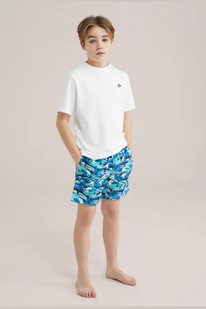 WE Fashion Zwemshort Jongens Polyester All over print