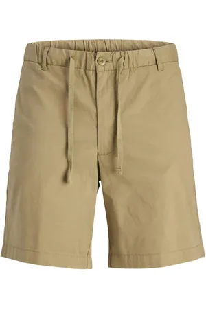 JACK & JONES JUNIOR relaxed casual short lichtbruin Korte broek Jongens Stretchkatoen