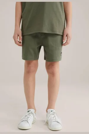WE Fashion Slim sweatshort Korte broek Jongens Katoen Effen