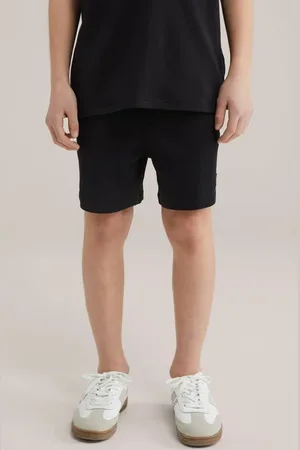 WE Fashion Slim sweatshort Korte broek Jongens Katoen Effen