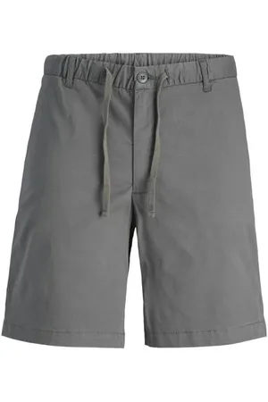 JACK & JONES JUNIOR relaxed casual short grijs Korte broek Jongens Stretchkatoen