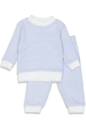 FEETJE Wafel pyjama Jongens/Meisjes Katoen Ronde hals Streep