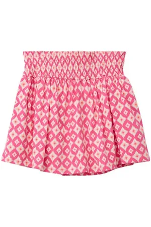 QS by s.Oliver Korte rok roze Meisjes Katoen All over print