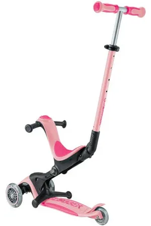 Globber Step Go Up Deluxe Flash Lights Mint Roze | Step van