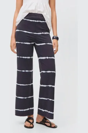MANGO Casual broek donkerblauw Meisjes Katoen Dip