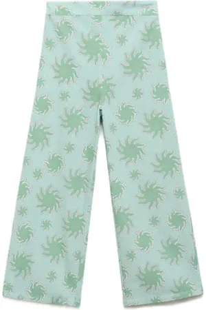 MANGO Casual broek Meisjes Polyester All over print