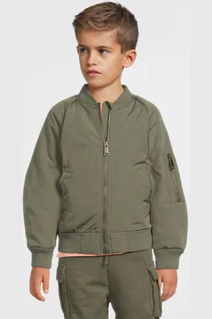 NAME IT KIDS bomberjack Jas Jongens Polyester Ronde hals Effen