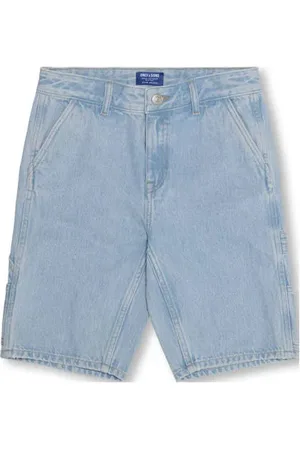 Only & Sons JUNIOR denim straight short Korte broek Blauw