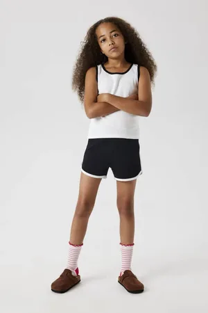 NAME IT KIDS sweatshort zwart Korte broek Meerkleurig