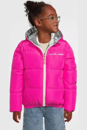 B.Nosy Reversible gewatteerde winterjas Jacky Meisjes Polyester Capuchon
