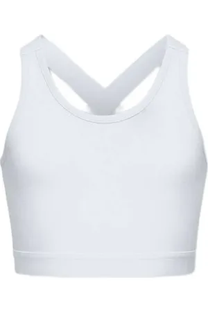 ONLY KIDS GIRL haltertop Meisjes Stretchkatoen Ronde hals Effen